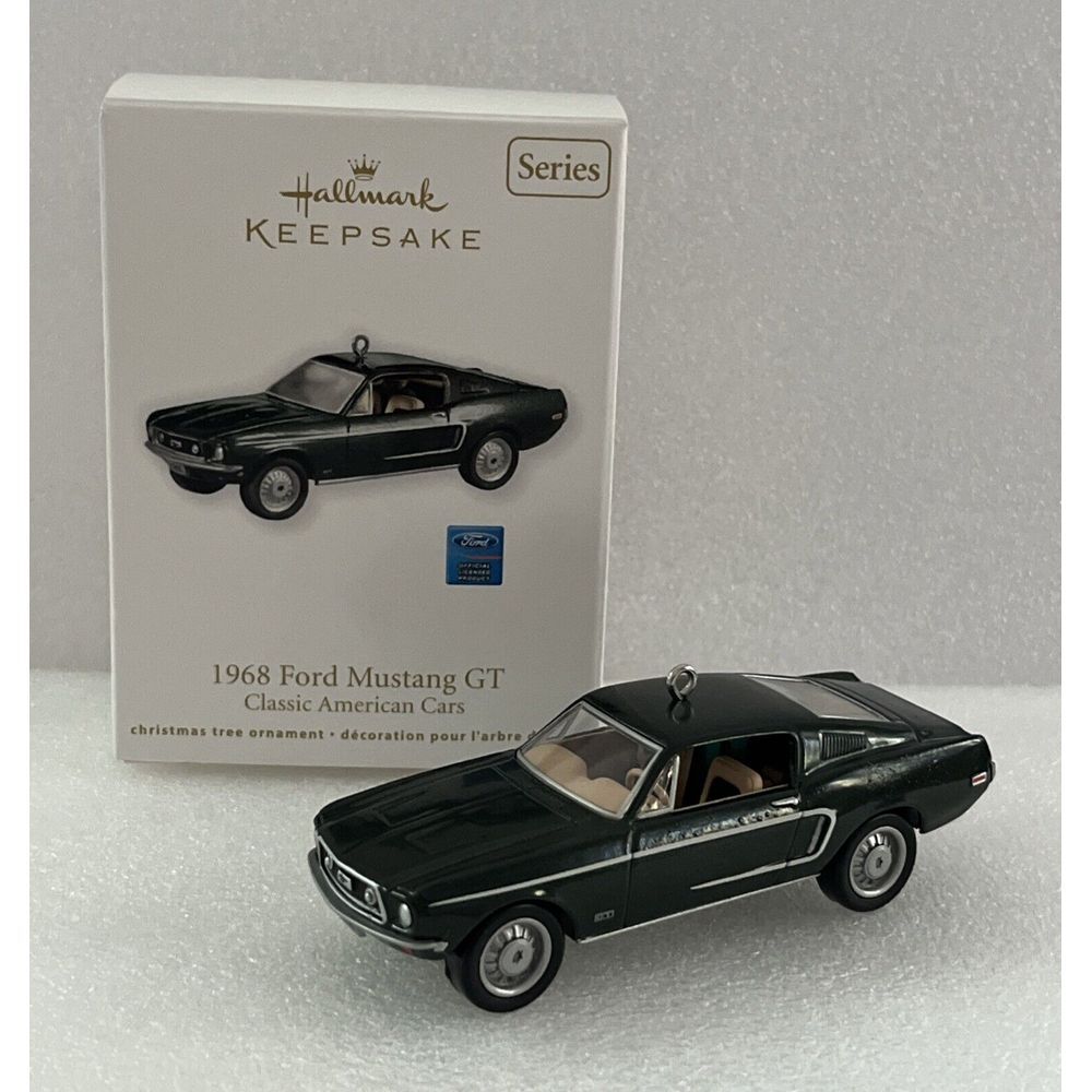 Hallmark Keepsake 1968 Ford Mustang GT Classic American Cars 21st In Series